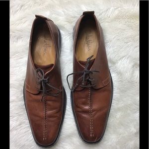 Cole haan brown leather lace up shoes size 13